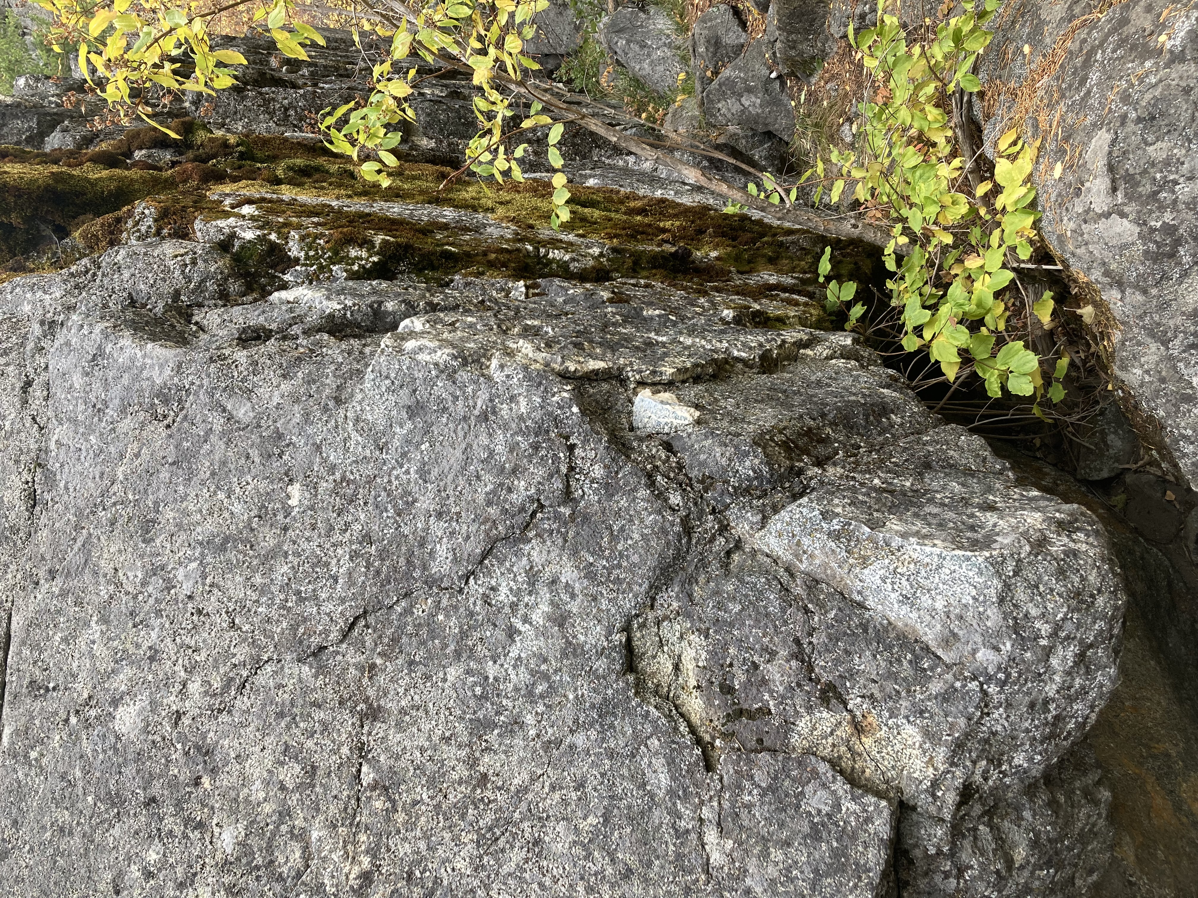 Joe's Noes, the line on the rock