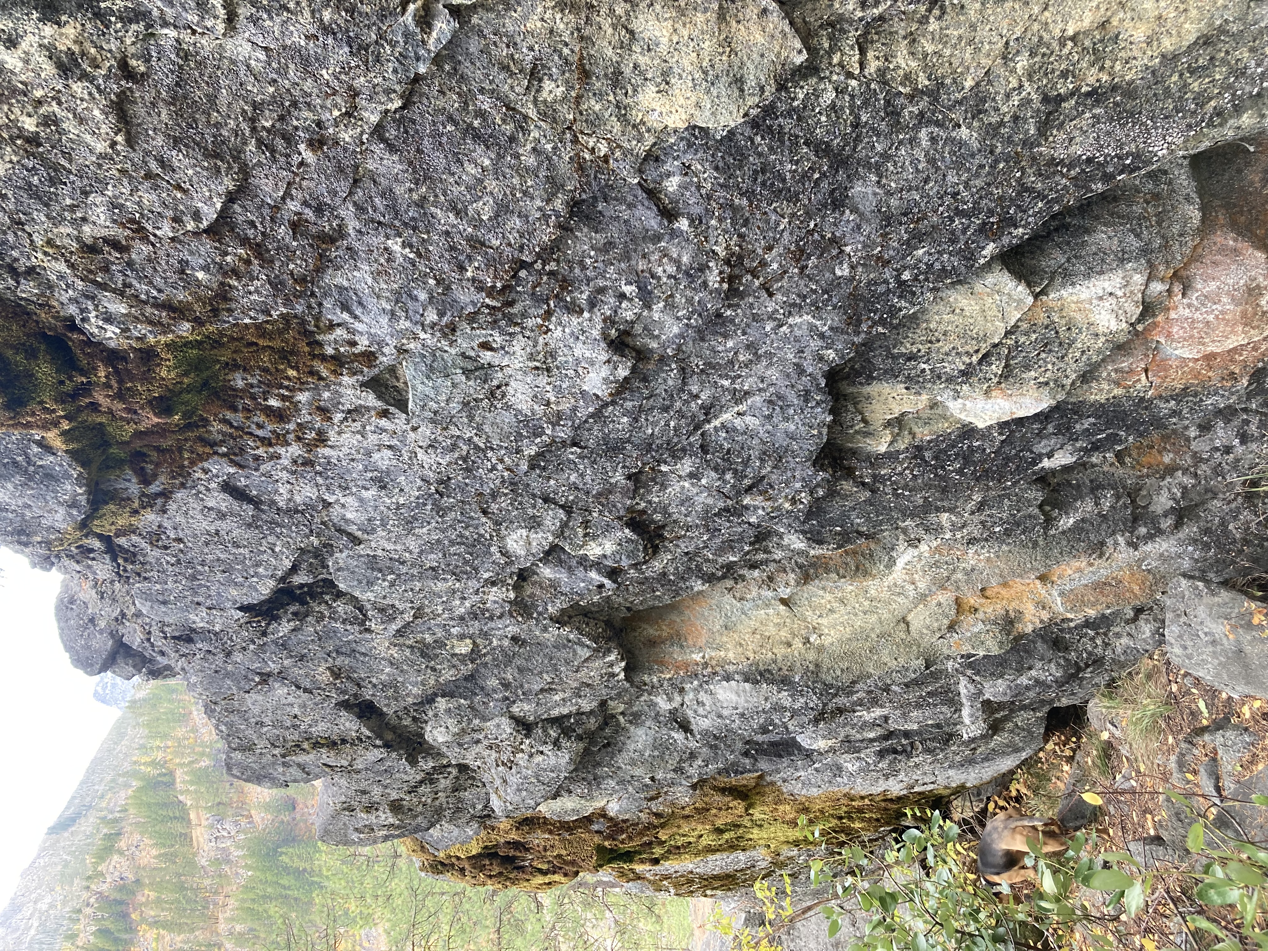 Green Zero, the line on the rock