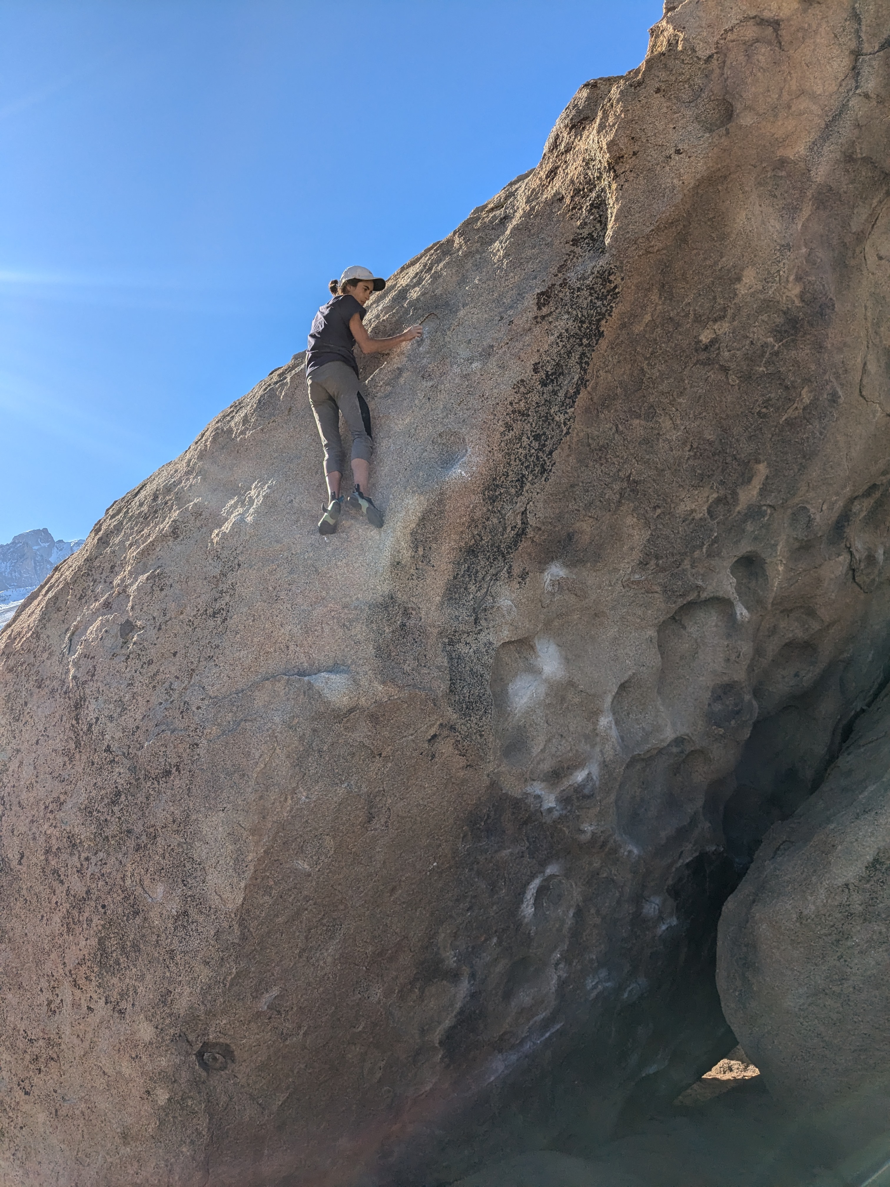 Bowling Pin, the line on the rock