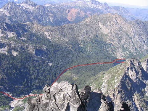 The Direct North Ridge w/ Gendarme