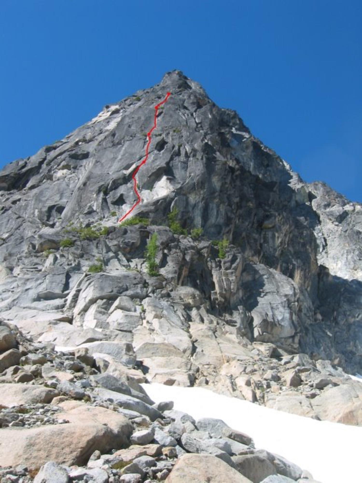 The Direct North Ridge w/ Gendarme