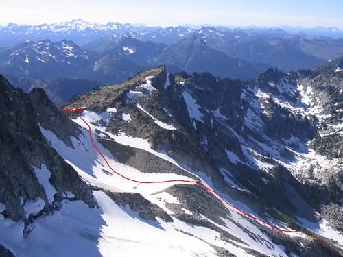 The Direct North Ridge w/ Gendarme